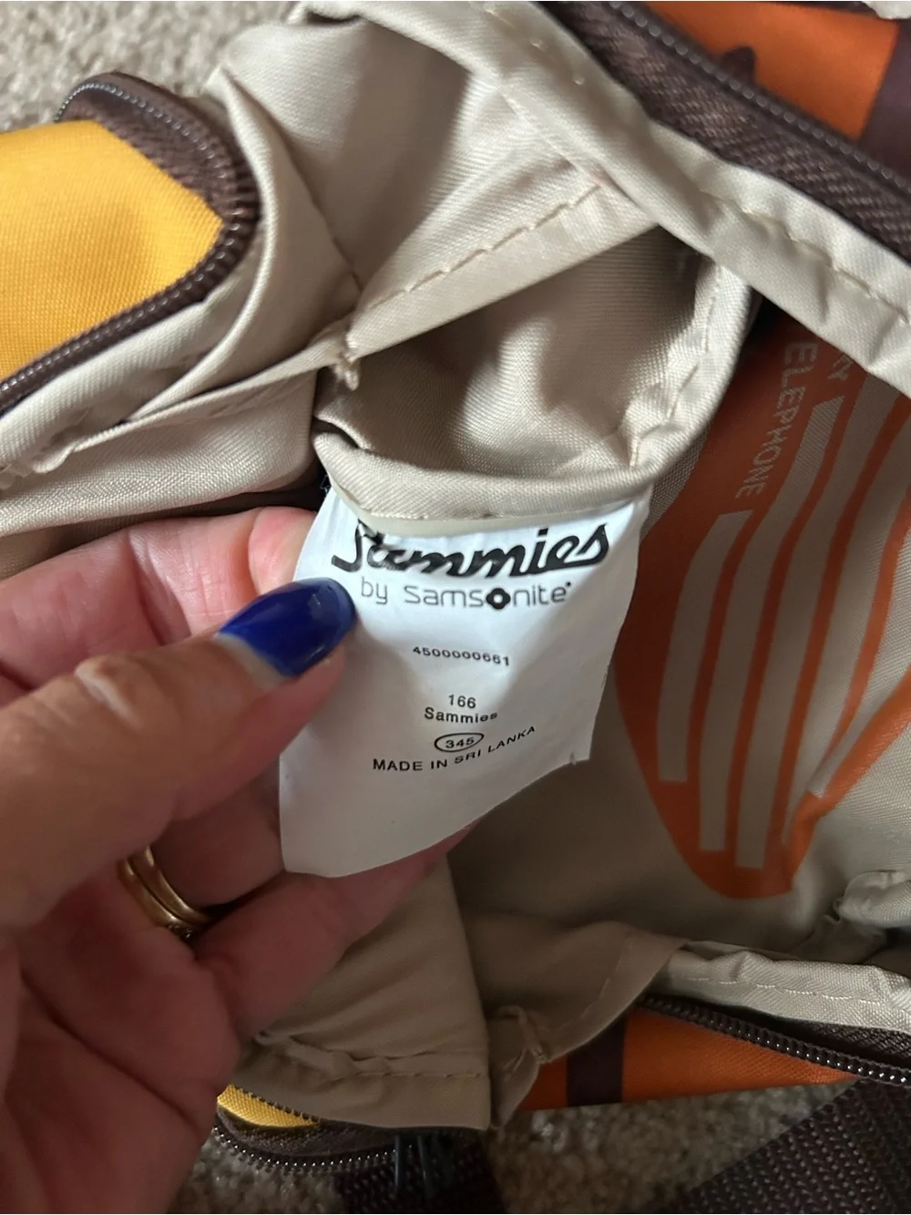 Sammies by Samsonite Kids Small Tiger Backpack - Orange, Brown, Yellow